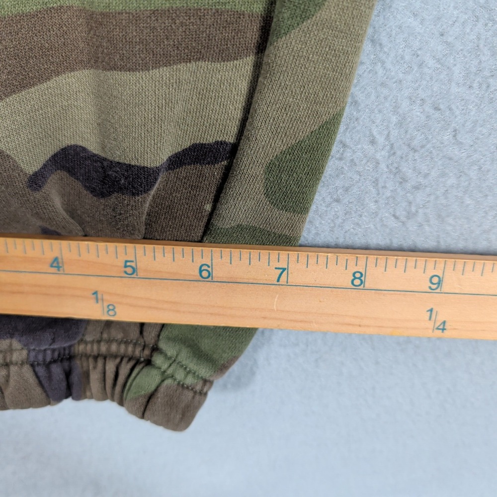 Jordan Sweatpants Mens L Green Camo Nike Air Jumpman Fleece Joggers Activewear - Picture 7 of 15